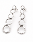 increasing circle earrings