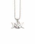 Natalie rose moon necklace