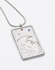 Michelle 10th now 15th Anniversary Wave Pendant