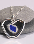Sea Glass Heart Pendant