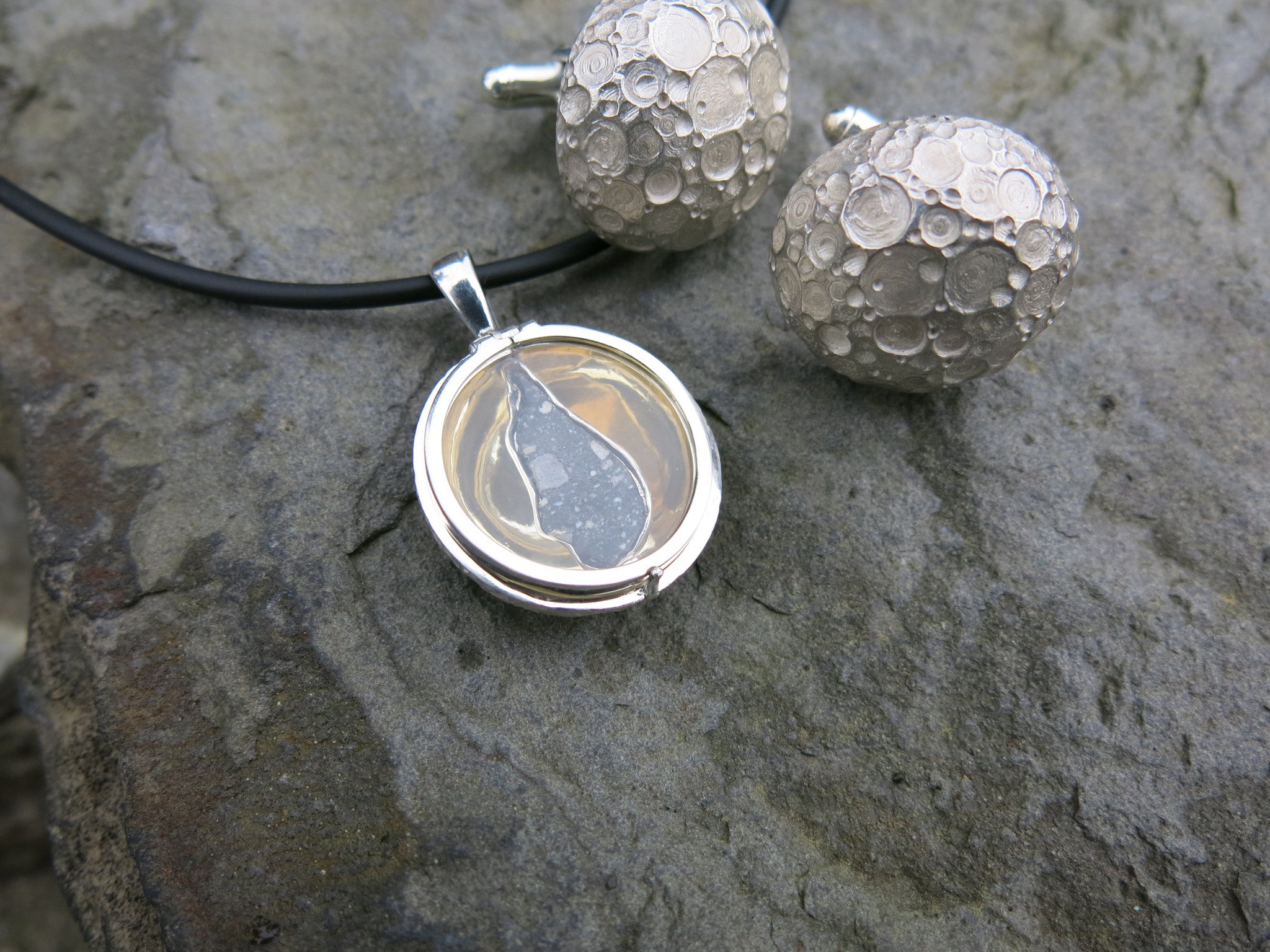 Sarah&#39;s Moon Locket and Lunar Cufflinks