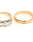 Frances heirloom wedding set