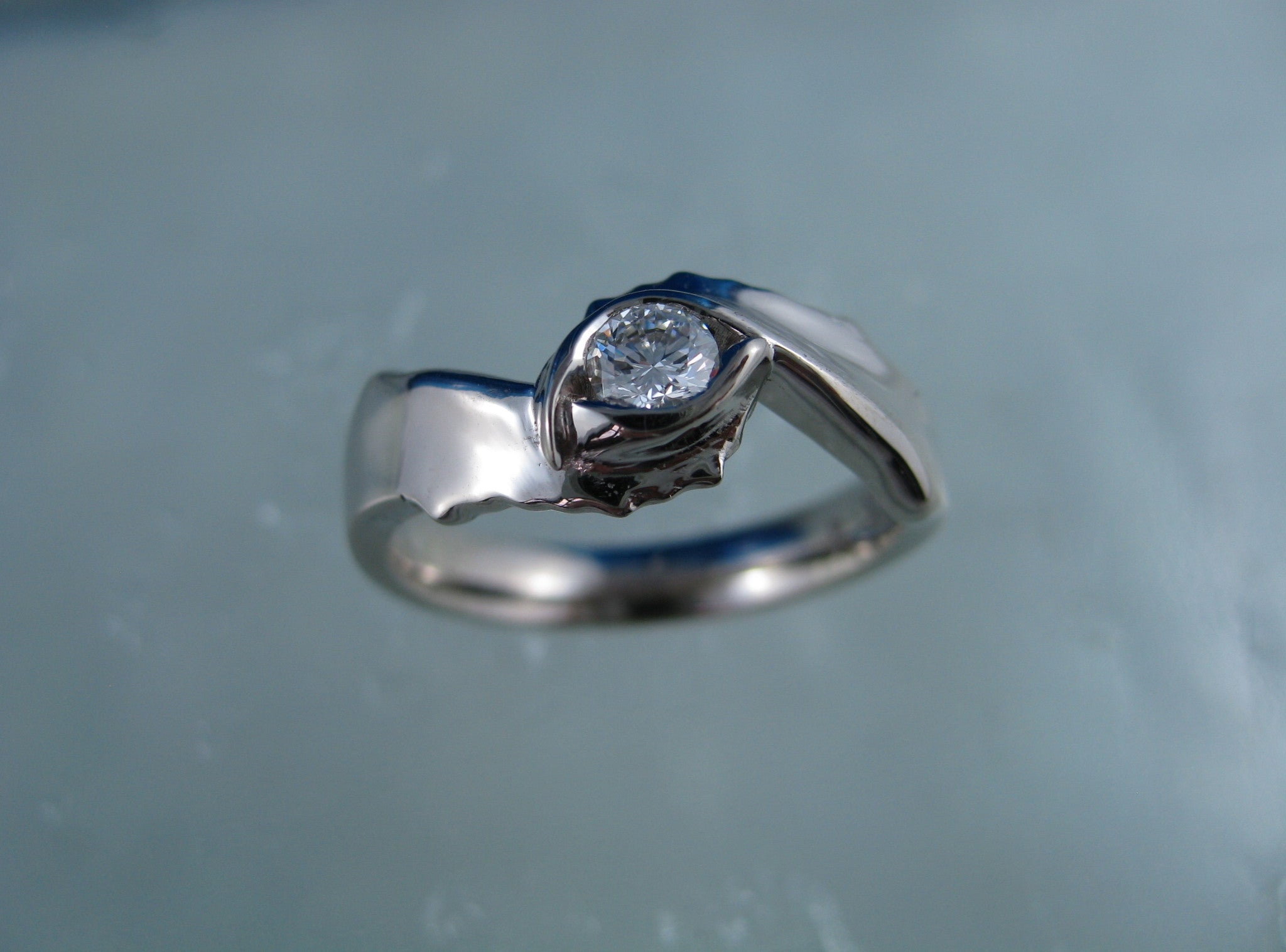 Stacey Humpback Whale Engagement Ring