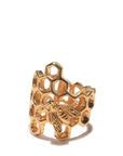 large honeycomb ring