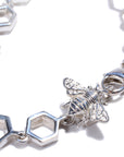 honeycomb link bracelet