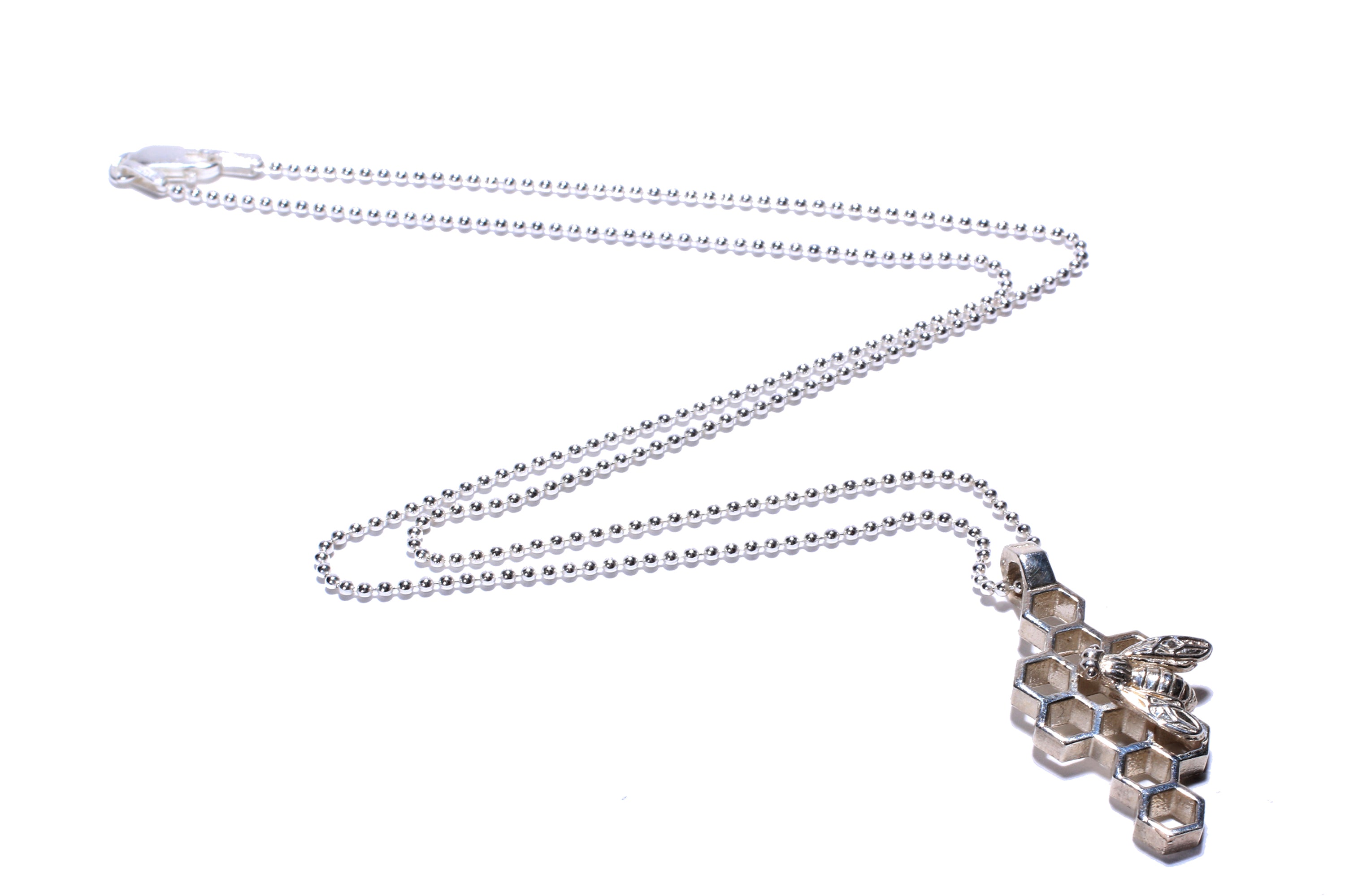 honeycomb necklace