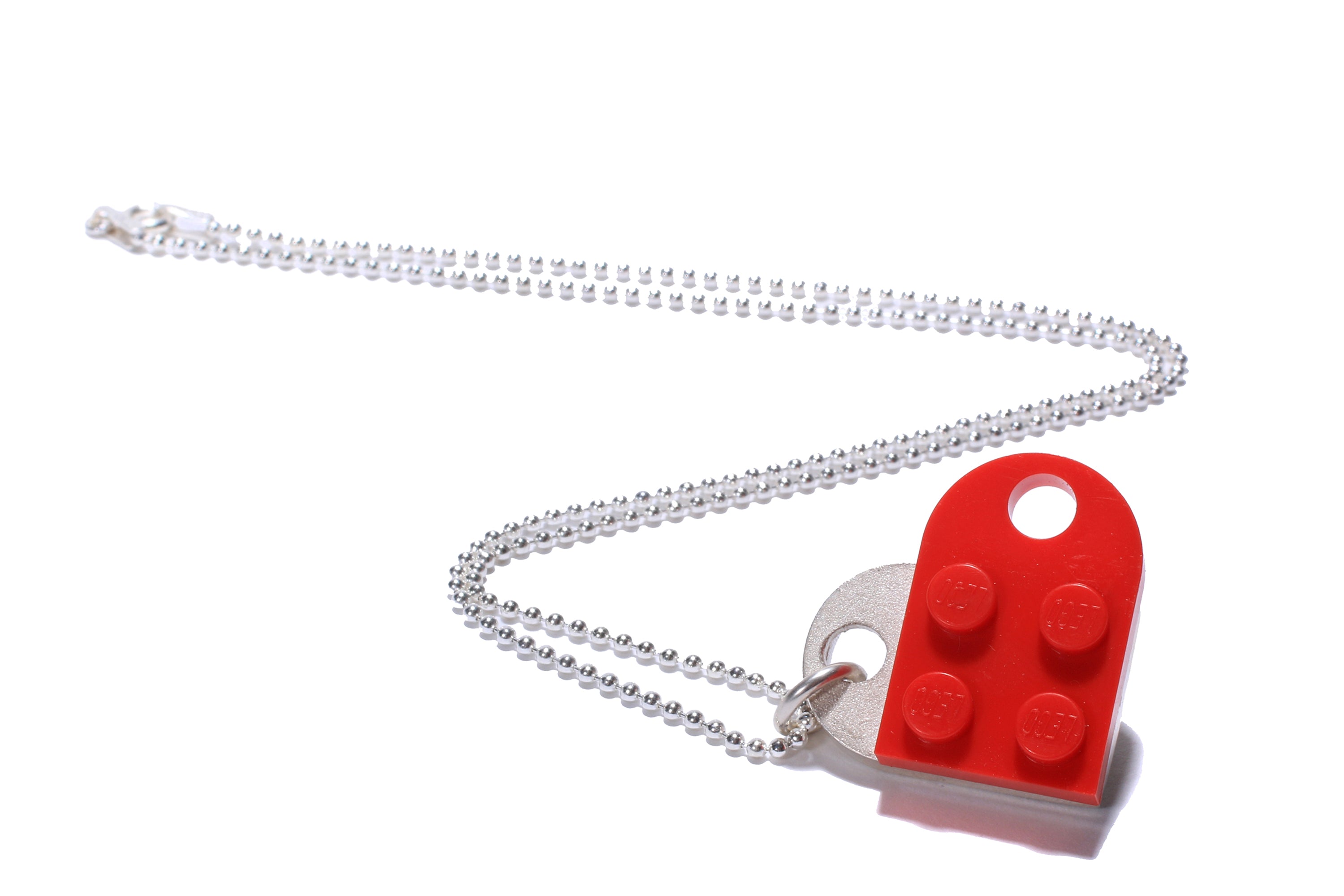 red lego brick heart necklace – Vancouver & Canada