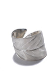 large mystery leaf ring