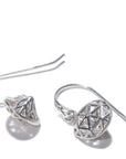 bloodless diamond earrings