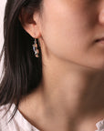 mini slug earrings
