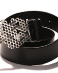 honeycomb bee belt buckle