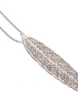 lace leaf necklace