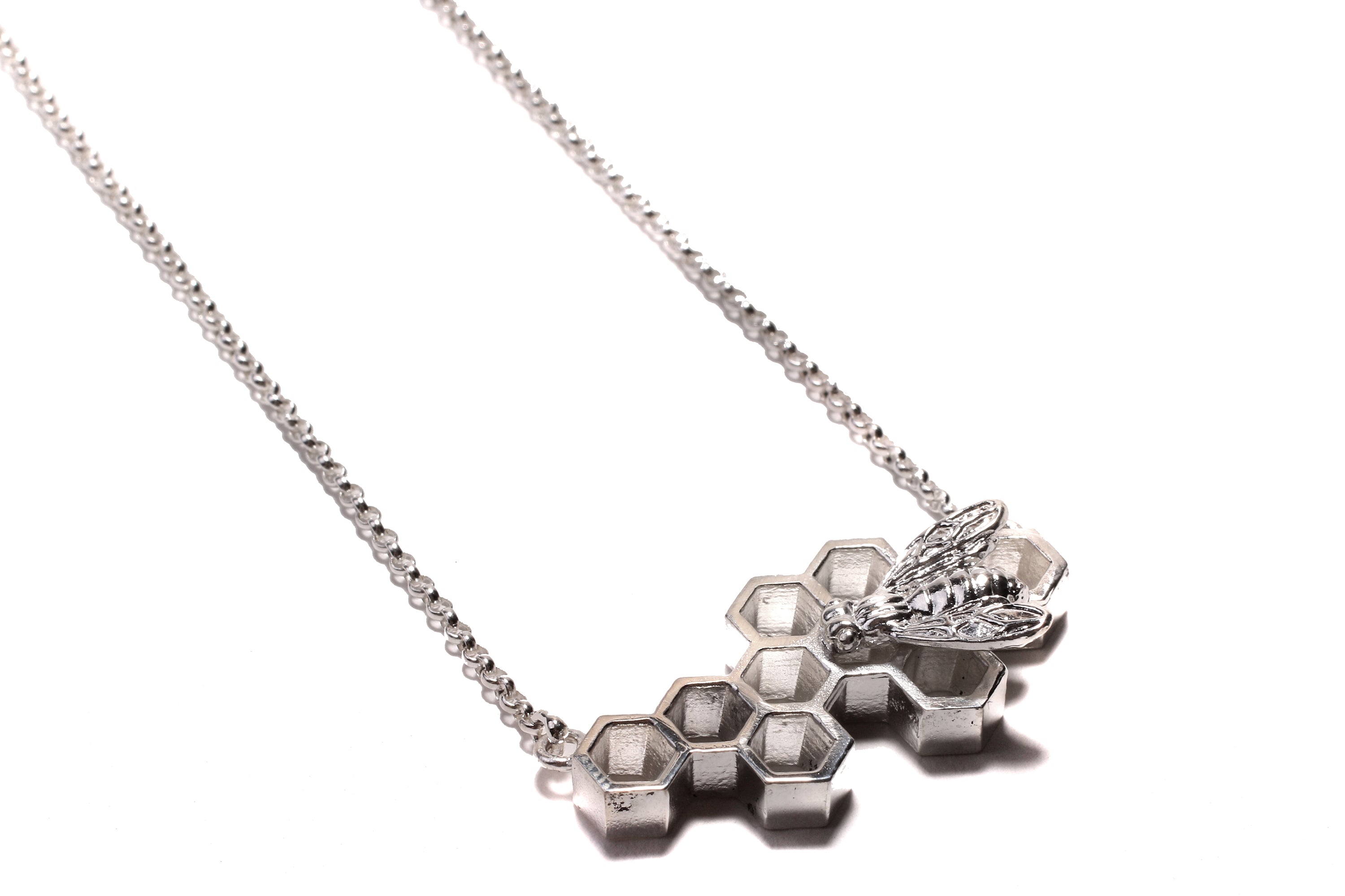honeycomb necklace
