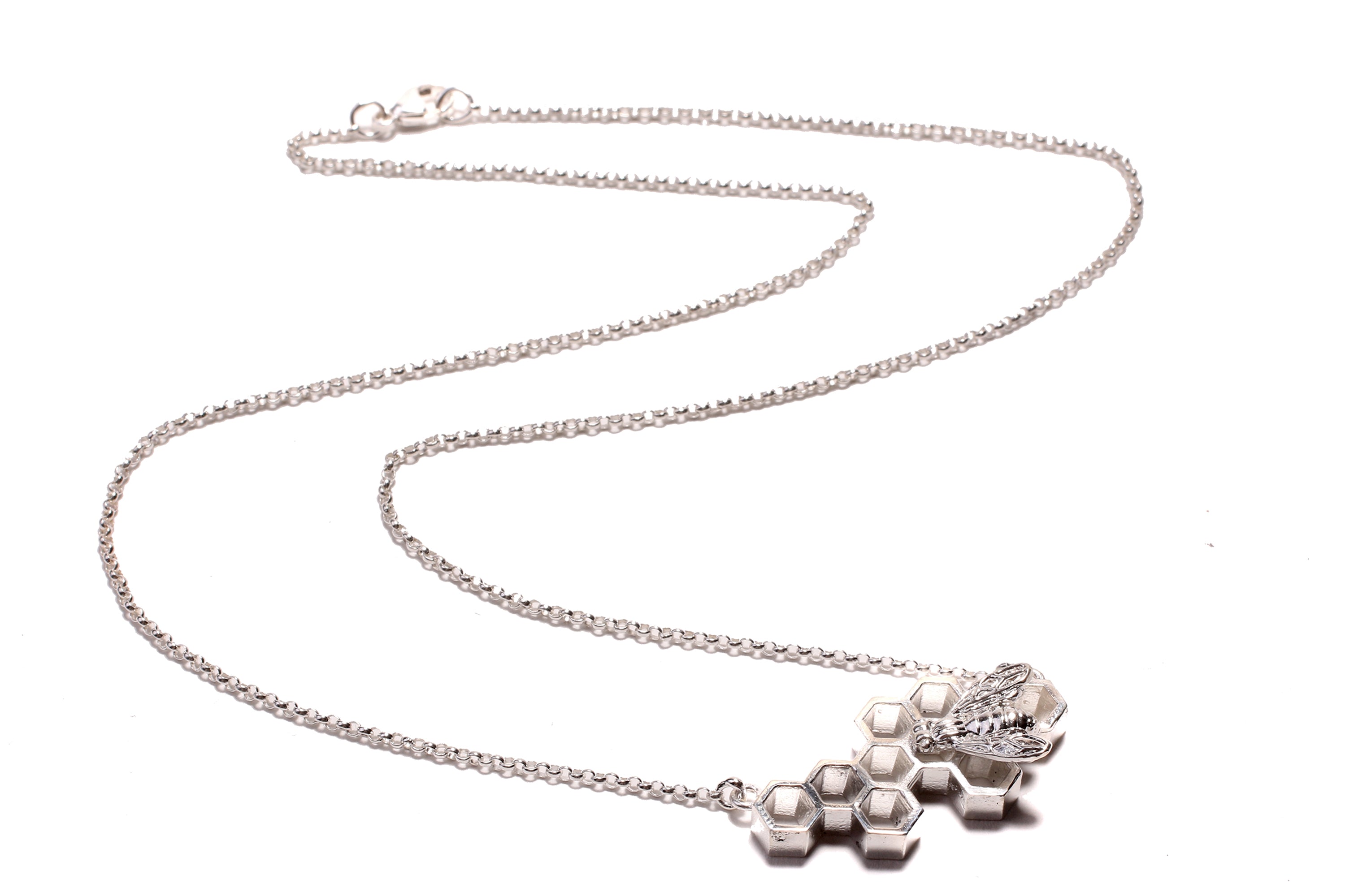 honeycomb necklace