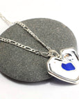 Sea Glass Heart Pendant