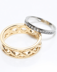 Harry and Meg wedding bands