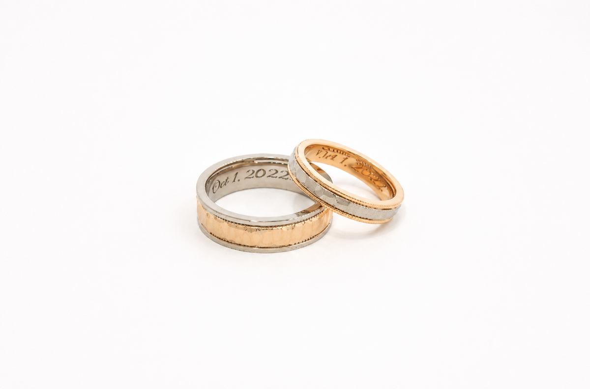 Rachel and Thomas wedding bands