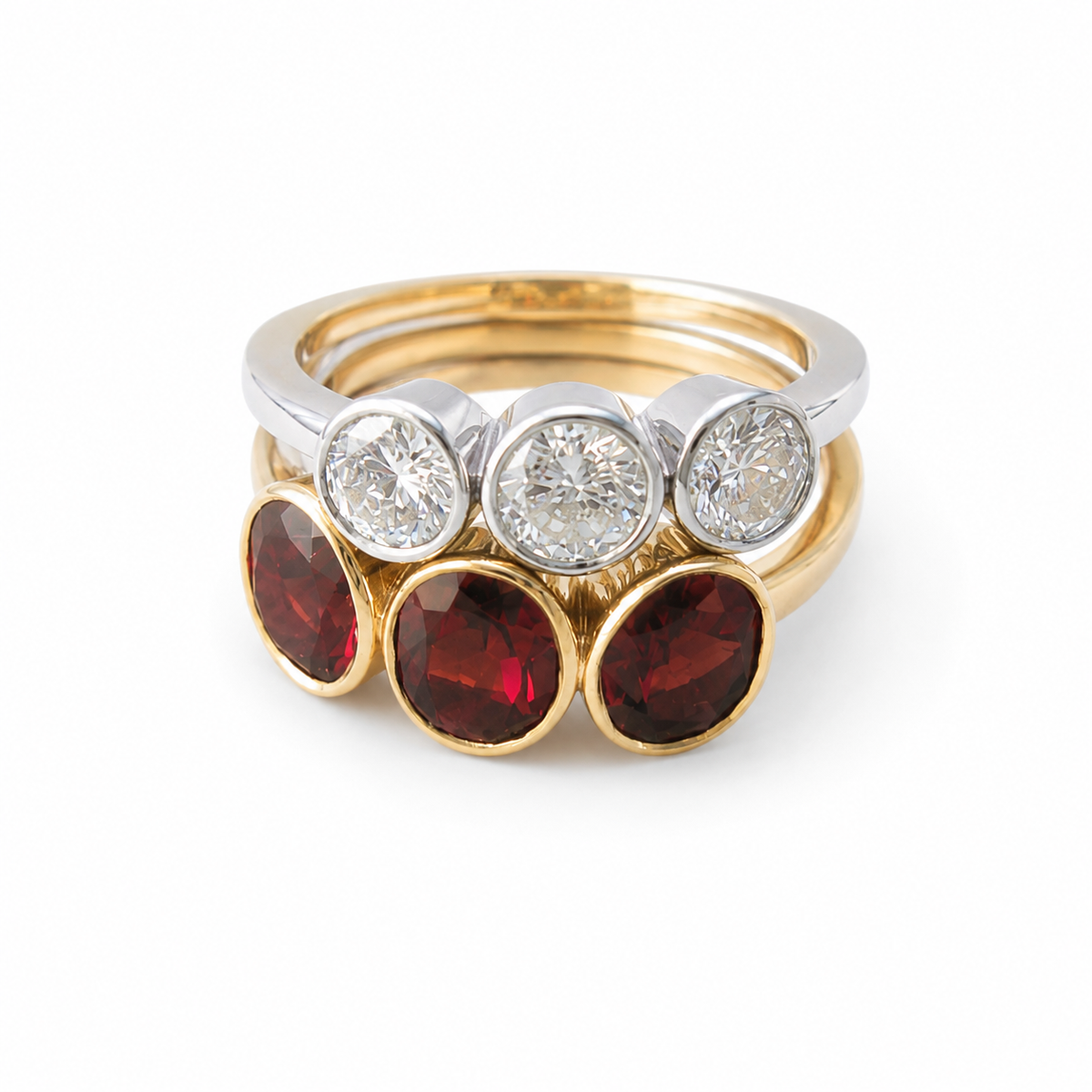 Melanie H. Anniversary/Birthday Ring Set
