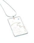 Michelle 10th now 15th Anniversary Wave Pendant