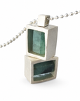 Spinning Emerald Necklace