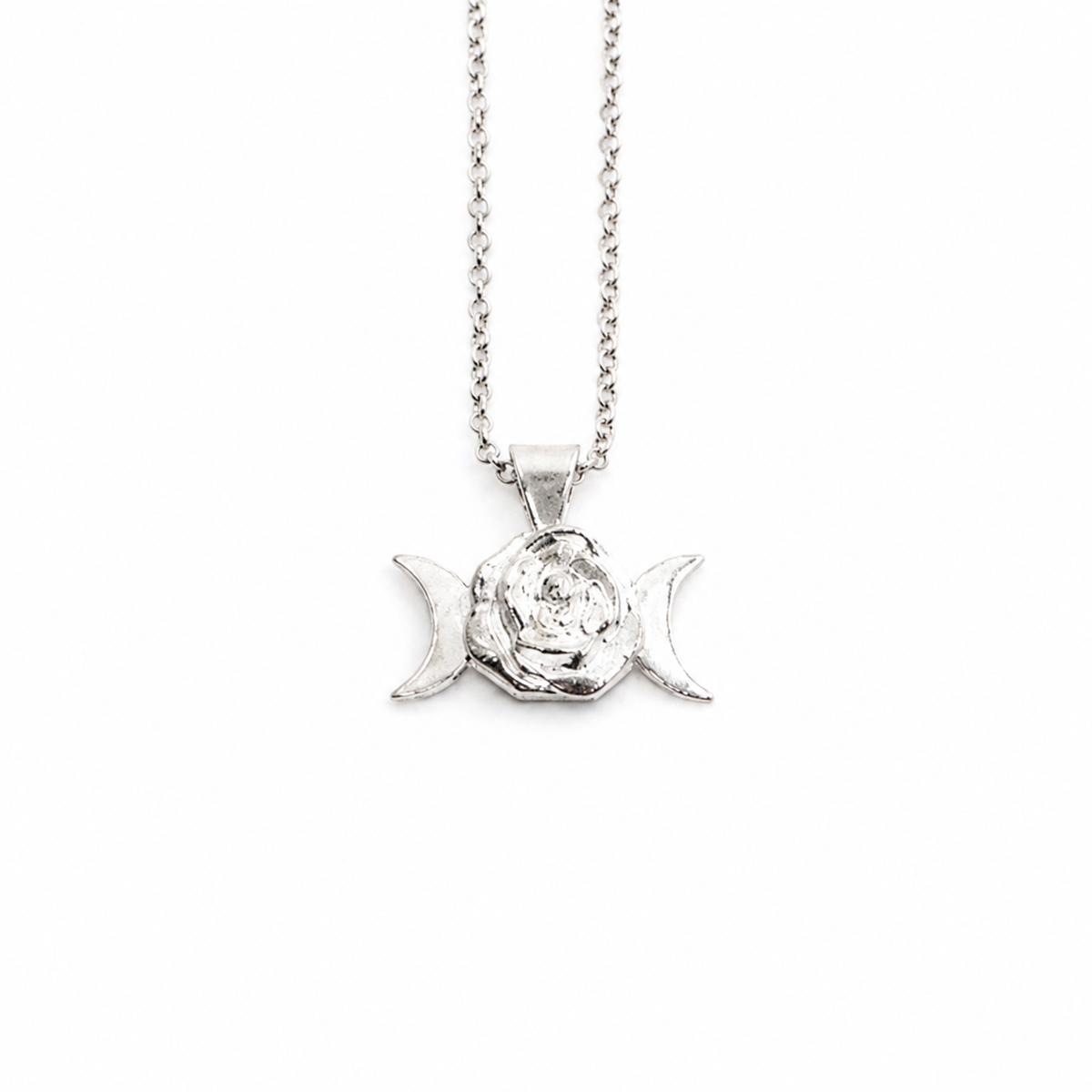 Natalie rose moon necklace