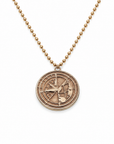 Commenorative bronze pendant