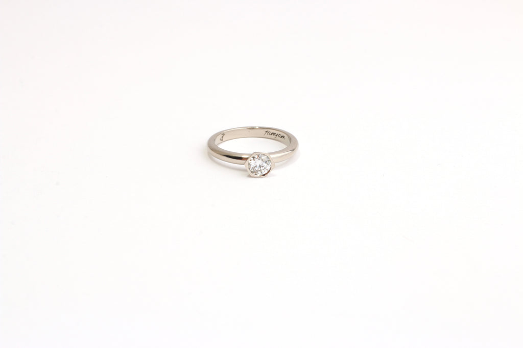 Paige Honeycomb Engagement Ring