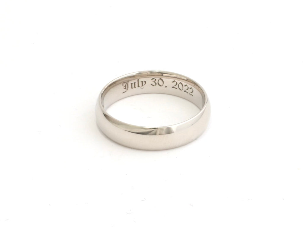 Katherine and Tim wedding bands