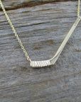 custom hockeystick necklace