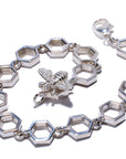 honeycomb link bracelet