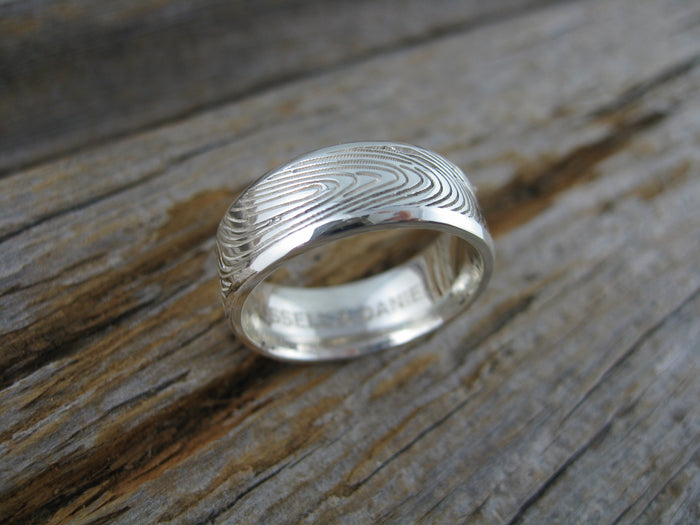 daniel fingerprint wedding band