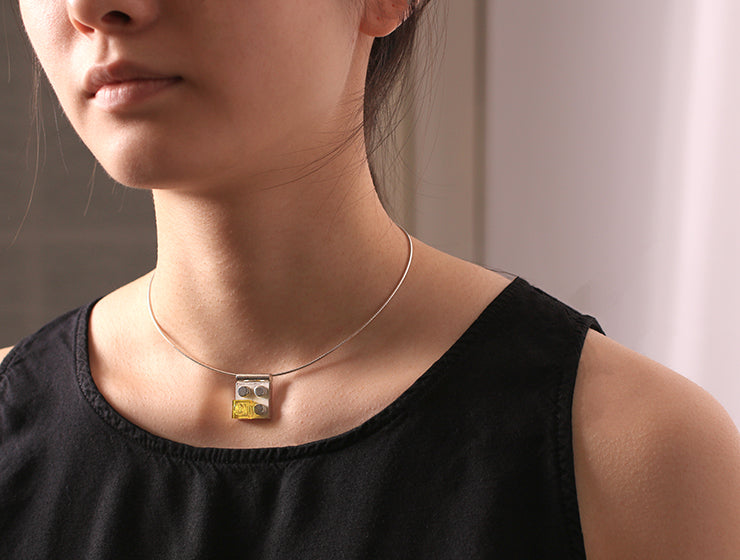 2 x 2 brick necklace