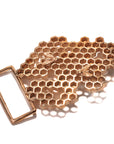 honeycomb bee belt buckle