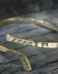 Gold Vermeil Hockey Stick Bracelet