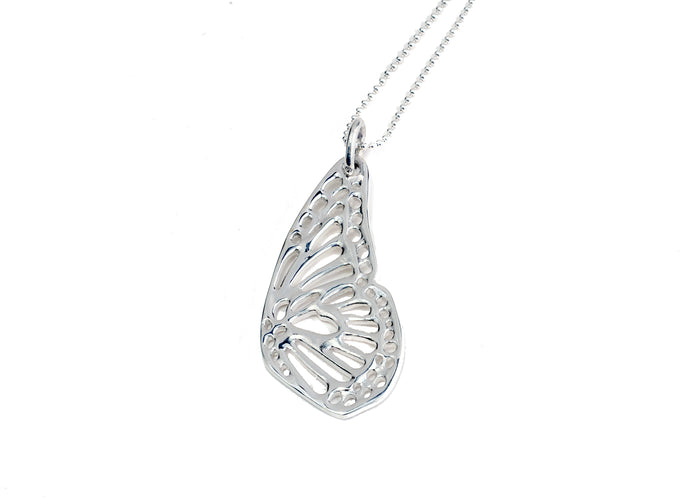 butterfly wing necklace