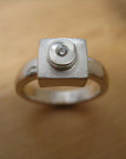Solo Brick Diamond Ring