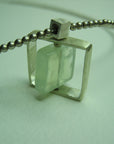 Spinning Green Garnet Necklace